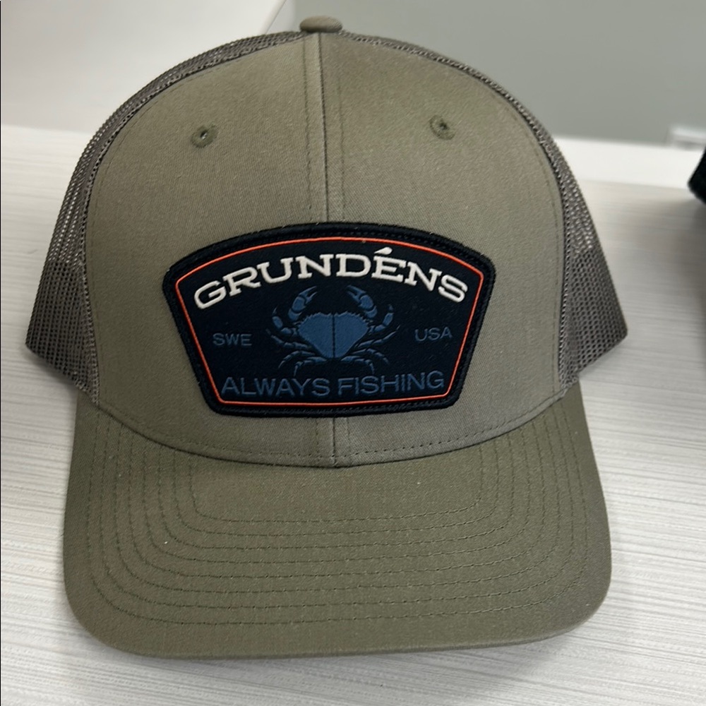 Grundéns Olive Green Fishing Cap